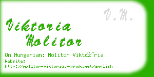 viktoria molitor business card